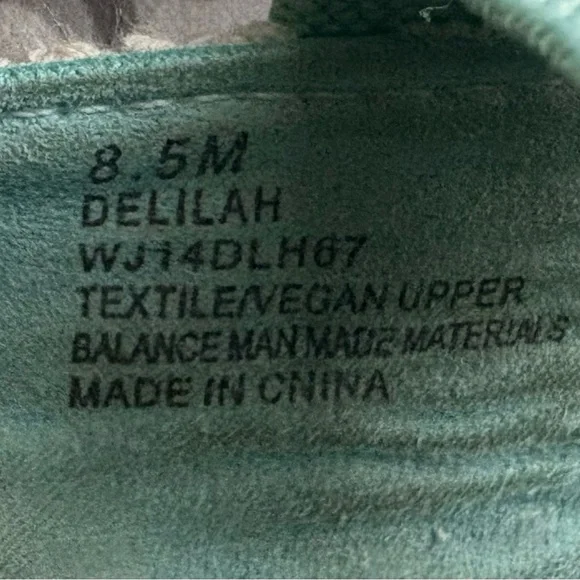 Jambu Mint Green Crochet Lace Ballet Flats with Elastic Strap - Picture 9 of 9